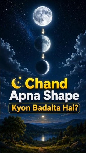 🌙 Why Does The Moon Change Shape? | Moon Phases Explained for Kids