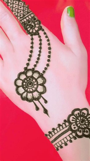 mehndi design simple back hand | new mehndi design | easy and beautiful mehndi design | mehndi