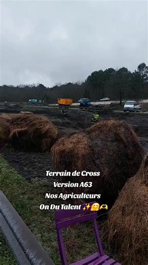 🔴🇫🇷 ALERTE VIDÉO | Les agriculteurs ont bloqué l'A63 et l'ont transformé en terrain de moto-cross. | CODE FR