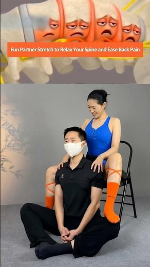 Fun Partner Stretches at Home: Test Your Teamwork While Relieving Spine and Back Pressure