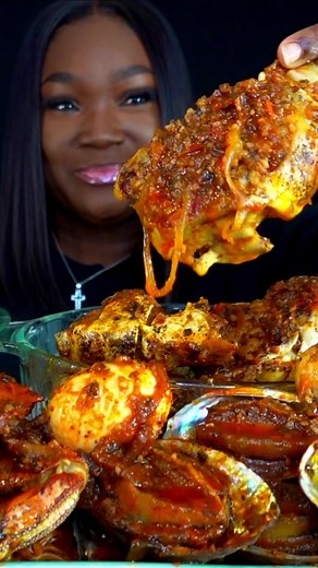Seafood Boil Mukbang with Adole King crab 🦀 full video on YouTube Eatcookandliveitup Smile | Eatcookliveitup Smile