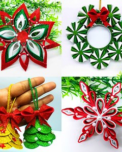 🎄Wonderful Christmas Tree Ornaments Making Easy Tutorial at Home🎄 #christmasmagic #Christmas #star #diy | Origami Art & Crafts
