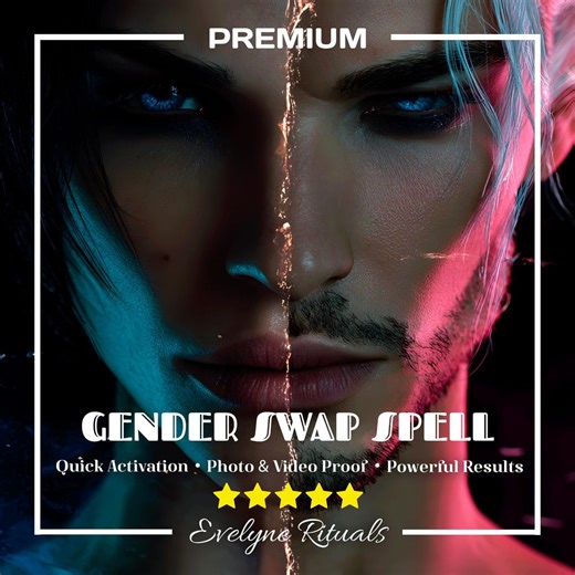 Gender Swap Spell • Gender Transformation Ritual • Be Yourself Spell • Identity Magic • Energetic Transition Support • Gender Freedom Spell - Etsy