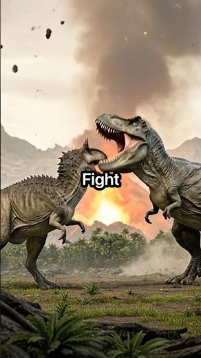 Who Wins in a Battle? Carnotaurus VS T Rex #dinosaurs #shorts