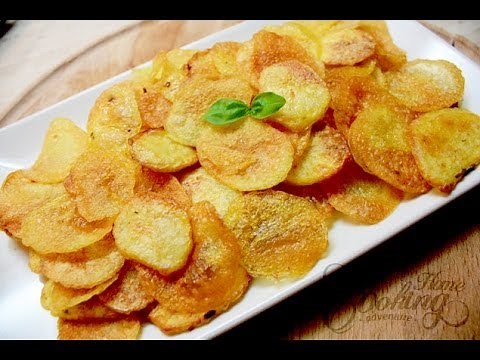 Homemade Baked Potato Chips