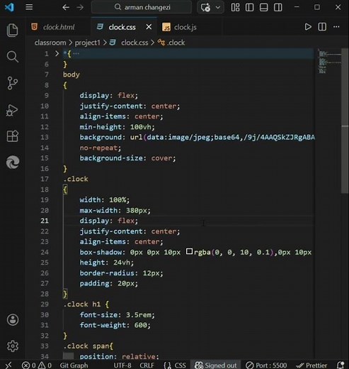 How To Create Digital Clock Using HTML CSS and JavaScript | Make Digital Clock with JavaScript