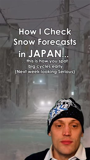 Yuki Homes on Instagram: "I know everyone has their own way of checking forecasts! Here’s a little insight into mine 😊 Look for the red X for Myoko. https://meteologix.com/jp/model-charts/standard/niigata/0-isotherm-height/20260124-1200z.html ^^^ here’s the link to the GFS site I use. You can also just google Japan GFS and it should come up. Check out my Substack - linktree in bio - for more insights into Japan, real estate & snowboarding 😊 #japow #myoko #skijapan #japanlife #movetojapan"