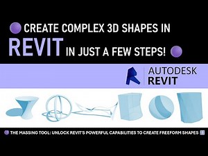 🟣Create Complex 3D Shapes in Revit in just a few steps 🟣