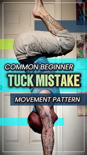Beginner Handstand Mistake in Tuck Shape