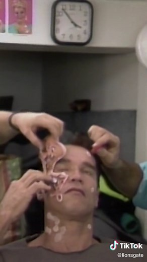 Arnold Schwarzenegger on Set of Terminator 2 (1990)