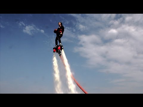 Water Jet Pack Basketball: Real Life Hover Board?