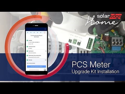 SolarEdge PCS Meter Upgrade Kit Installation For Hub Inverters.