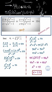 Álgebra, cambio de variable. #Números #matematica | IMP