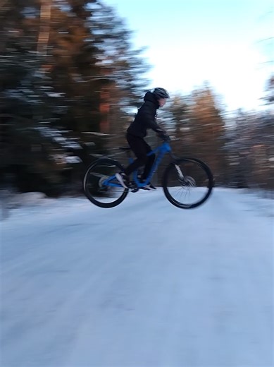 First Time Riding Clip: MTB Jump Adventure