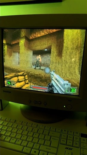 Soldier of Fortune (2000) on Microsoft Windows. #soldieroffortune #retrogaming #gaming #pc #CRT