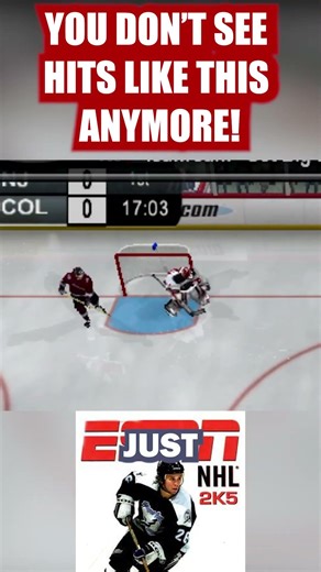 Classic 'Big Hit' energy🥊🏒 You just don’t see open-ice collisions like this in modern games anymore