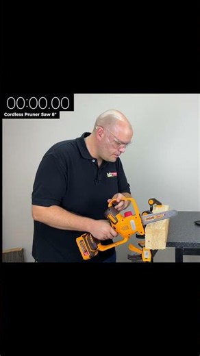 Which is fastest?⏱️ Testing out Ingco's range of cordless chainsaws & pruner saws🪚