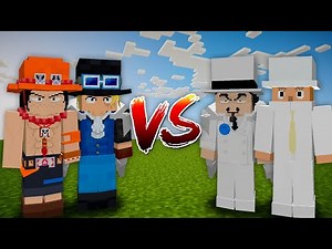 Portgas D. Ace and Sabo vs Rob Lucci and Kaku