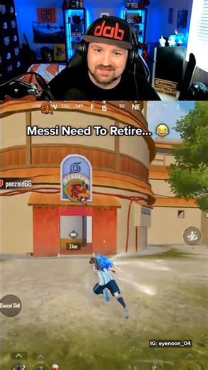who let Messi play PUBG MOBILE? 🤣 #pubgmobile #bgmi #shorts