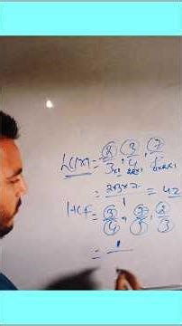 Fractional LCM and HCF how to calculate #viralmathtricks #tricksmaths #trending #maths #hcflcm #lcm