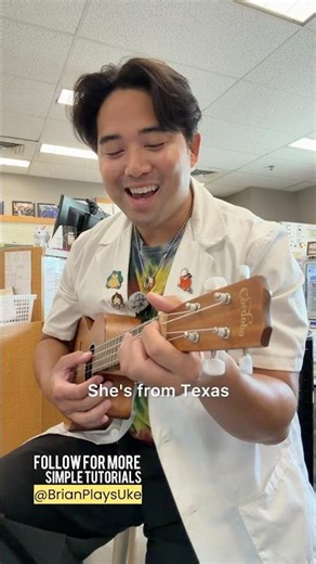 Ella Langley Choosin’ Texas Ukulele Cover Chords #ukulele #music @e‪@ellalangleymusic‬ellalangley
