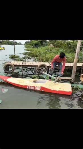 Motor_Masters_00 on Instagram: "Homemade moter boat for 500$ 🚤.... Is it possible to build a fully functional motorboat for just $500? I put my DIY skills to the test! In this video, I’ll show you exactly how I sourced the materials, built the hull, and mounted the engine without breaking the bank. Whether you want to build a fishing skiff or just a fun weekend cruiser, this budget build proves you don't need a fortune to get out on the water. . #boat #boating #boatlife #diy #homemade #maker #e