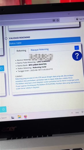 Cek NRG dan No Rek PPG Tahap 1 Tahun 2025