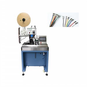 [Hot Item] Semi Automatic Closed Barriel Terminal Crimping Machine Flat Cable Stripping Crimping Machine