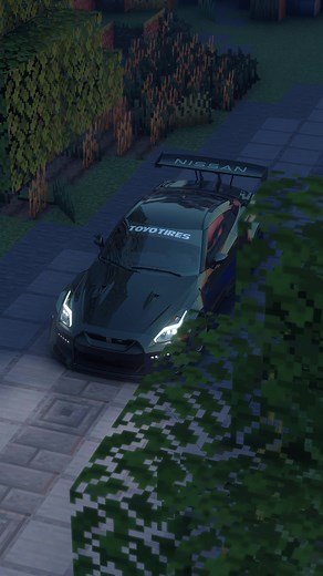 Minecraft Nissan GTR R35 Cinematic Edit