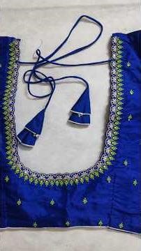 Simple computer work blouse designs #shorts