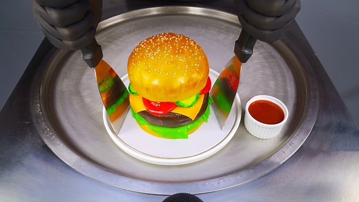 33K views · 769 reactions | Burger King Whopper Ice Cream Rolls - ASRM Yummy | Tasty Plus | Facebook