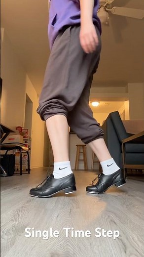 Single Time Step in Tap Dance - Full Sound