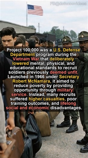 Project 100,000: When the U.S. Deliberately Drafted Unfit Recruits to Fight in the Vietnam War | Defense Videos