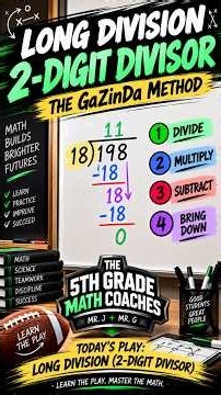 Long Division with 2-Digit Divisors Made Easy! | 5th Grade Math