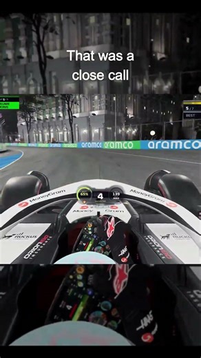 F1 25 That was a close call #gameplay #f1 #shorts #subscribe