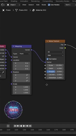 حركة ماتريال تخلي الشغل حي في بلندر Blender