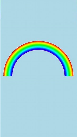 Rainbow in Python Turtle Graphics 🌈