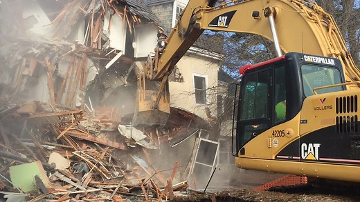 LOOK: Photos show Duke mansion demolition
