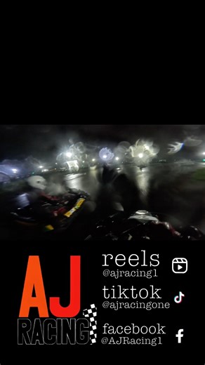 Where Do The Karts Come From!! #racing #daytona #karting #leaguerace #rain #overtake #motorsport