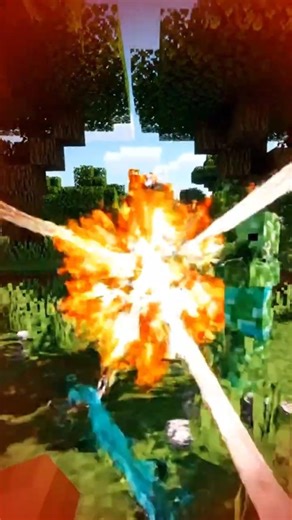POV: Surviving a Minecraft Mob Attack in Real Life 😱⚔️