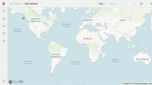Vector data editor add geometry from search