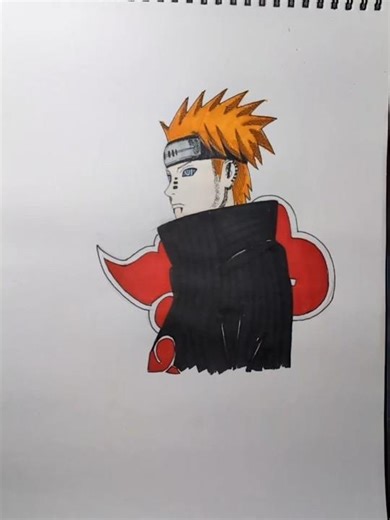 I Drew Pain From Naruto — His Design Is So Powerful!