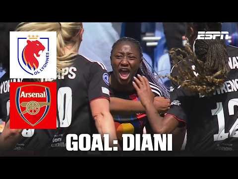 GOAL! 2-0: Diani puts OL Lyonnes ahead on aggregate vs. Arsenal | UEFA Women’s Champions League