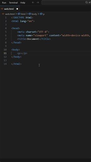 p Tag ilə Mətn Necə Yazılır? | HTML