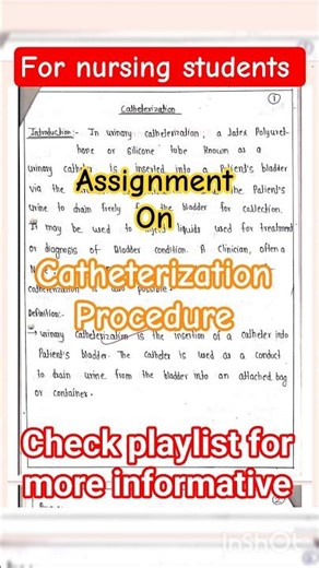Catheterization / Catheterization procedure / Catheterization procedure in nursing / #catheter #gnm