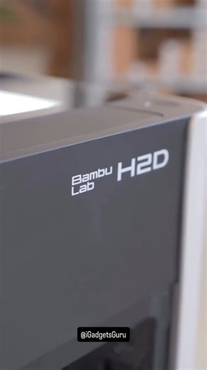 Gadgets Guru on Instagram: "3D Printing…. Bambu lab H2D. #gadgetsguru #3dprinting #printers #bambulab #azurefilm3d"
