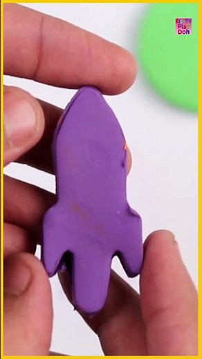 Learn Shapes With Play Doh Colors #kidstv #ytshorts #educational #forkids #preschool #stepbystep