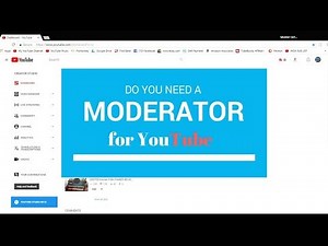HOW TO ADD A MODERATOR ON YOUTUBE | YOUTUBE LIVE STREAM