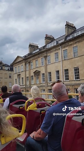 Exploring the timeless beauty of Bath, founded in 60 AD! 🚍 Last lap on the city tour along Edward Street—rich history, stunning architecture, and unforgettable views. #BathTour #HistoryInTheStreets #UKTravel