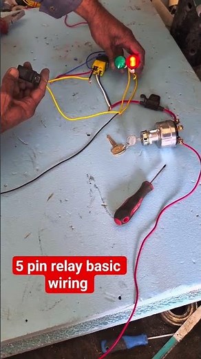 5 Pin relay basic wiring